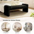 Banc de chambre tapissé Roland par HULALA HOME