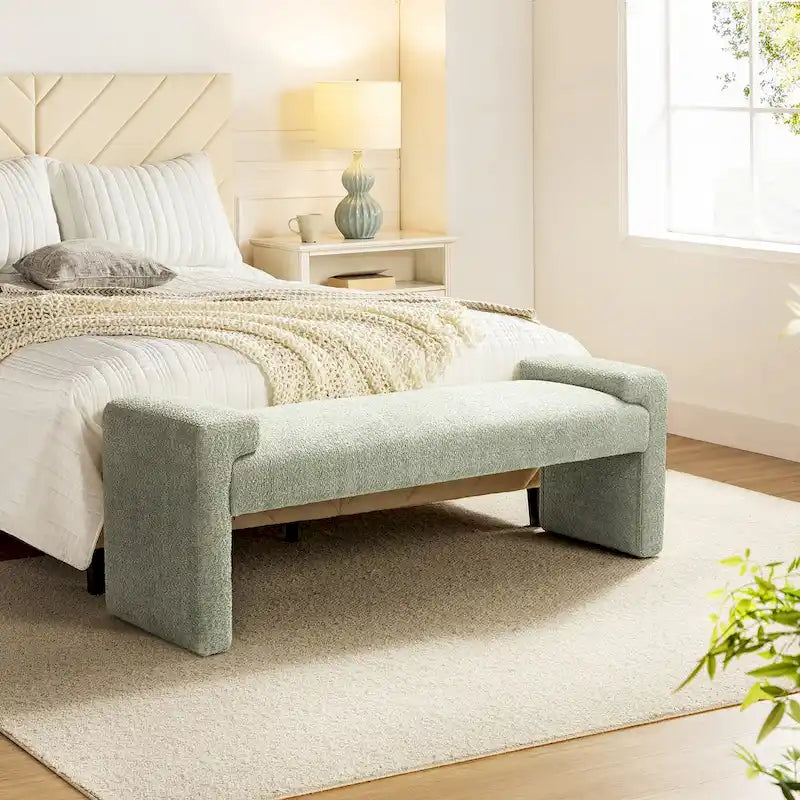 Banc de chambre tapissé Roland par HULALA HOME