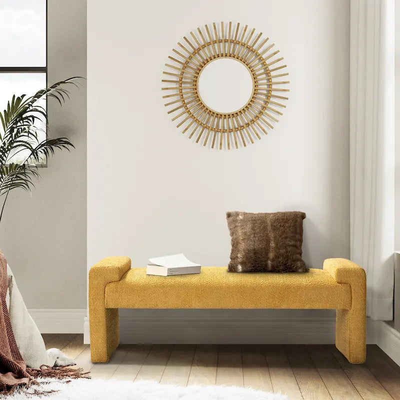 Banc de chambre tapissé Roland par HULALA HOME