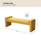 Banc de chambre tapissé Roland par HULALA HOME