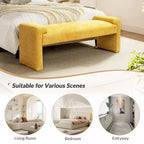 Banc de chambre tapissé Roland par HULALA HOME