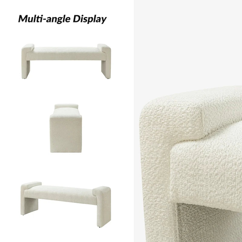 Banc de chambre tapissé Roland par HULALA HOME