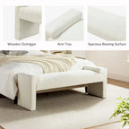 Banc de chambre tapissé Roland par HULALA HOME
