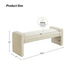 Banc de chambre tapissé Roland par HULALA HOME