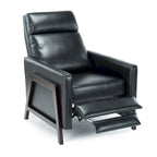 Fauteuil inclinable en similicuir, style milieu de siècle, individuel