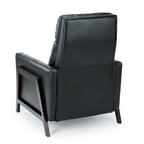 Fauteuil inclinable en similicuir, style milieu de siècle, individuel