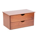 Palace Imports Commode de rangement interne à 2 tiroirs en bois massif pour armoires Kyle