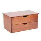 Palace Imports Commode de rangement interne à 2 tiroirs en bois massif pour armoires Kyle