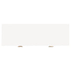 Commode 6 tiroirs Noyer et Blanc, style Mid-Century Moderne