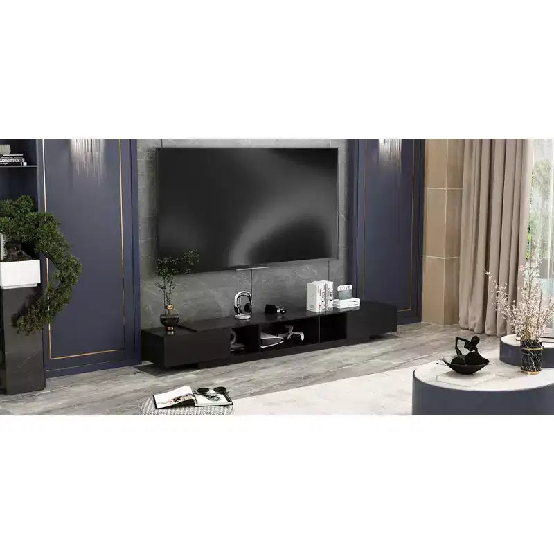 Meuble TV Famapy avec tiroirs et étagères de rangement
