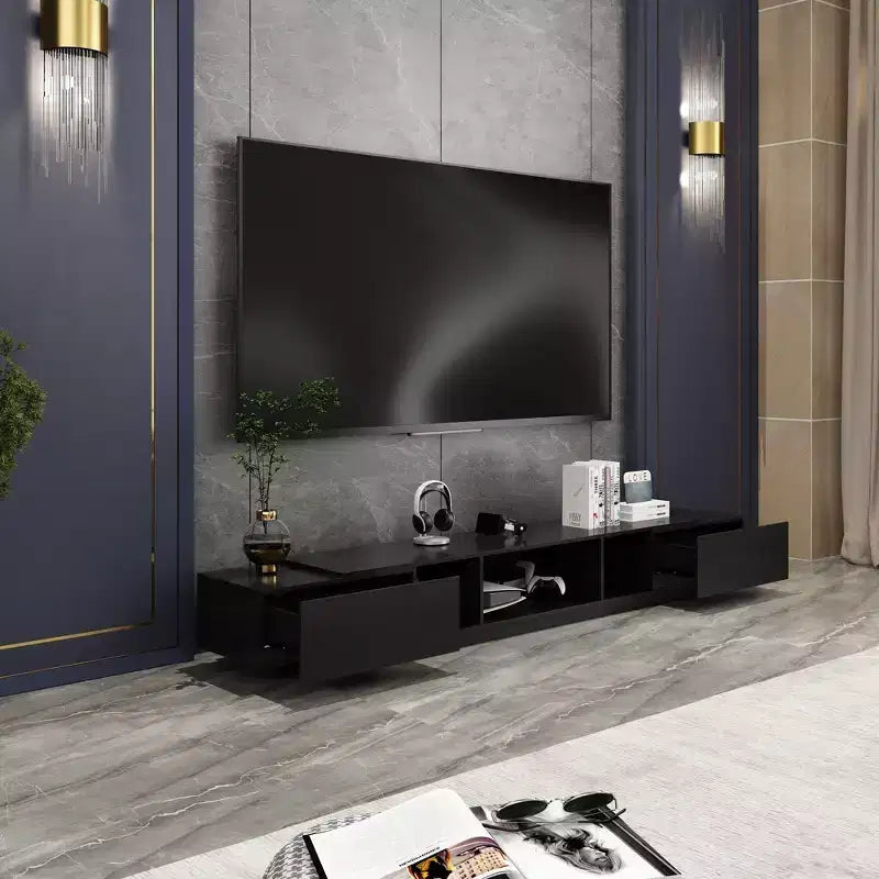 Meuble TV Famapy avec tiroirs et étagères de rangement