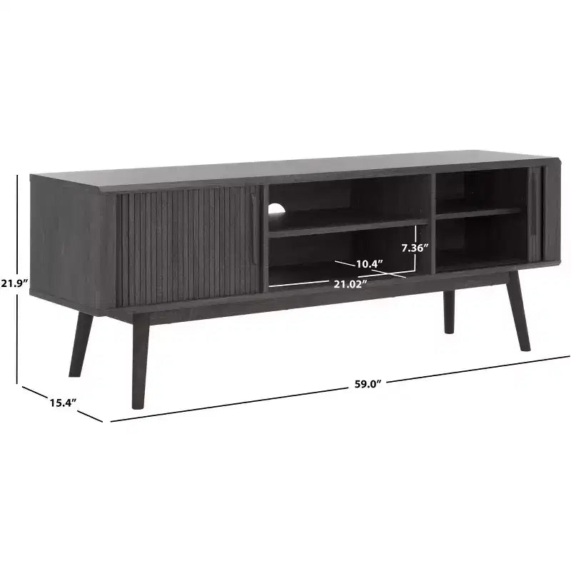 Meuble TV 2 portes 2 étagères Aphra - MED9624 - Safavieh