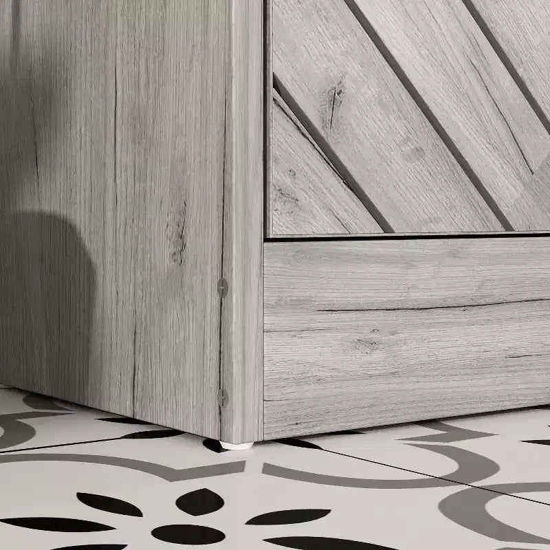Meuble à chaussures d'entrée Famapy avec 2 tiroirs basculants