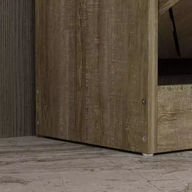 Meuble à chaussures d'entrée Famapy avec 2 tiroirs basculants