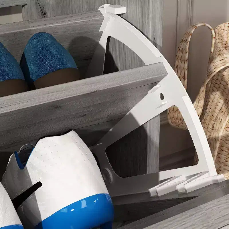 Meuble à chaussures d'entrée Famapy avec 2 tiroirs basculants