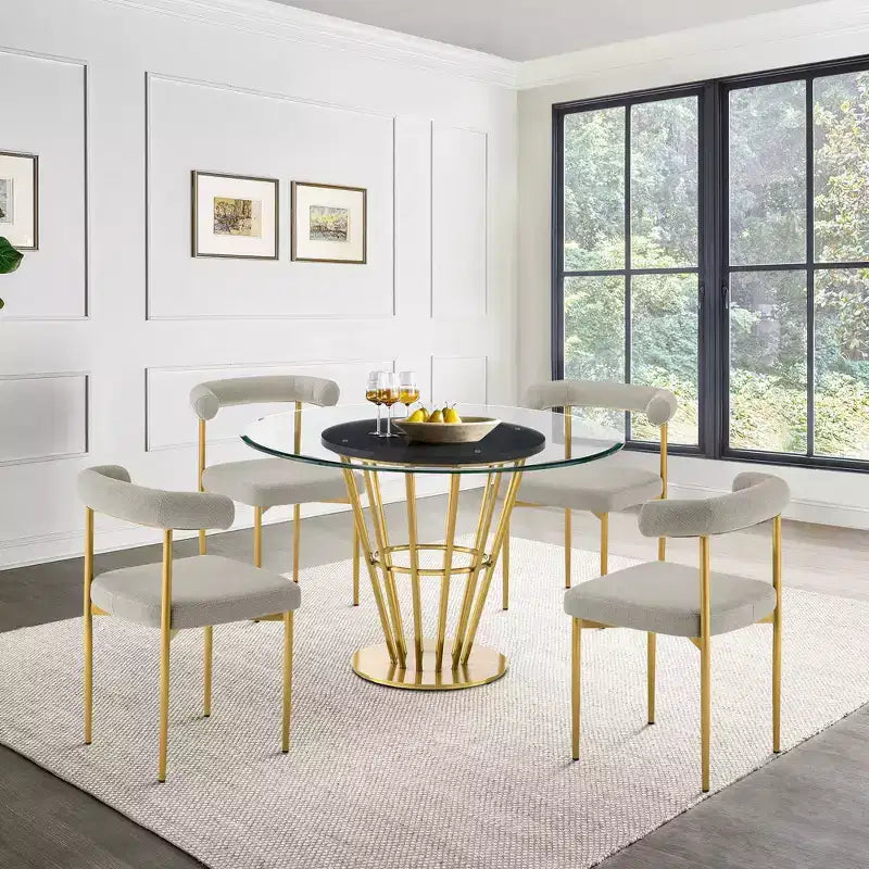 Table à manger ronde Veronica par Armen Living