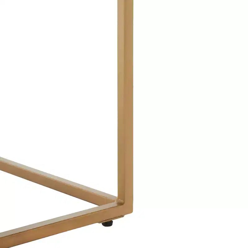 Console Akari en marbre - CNS3700A - Marron/Blanc - Safavieh