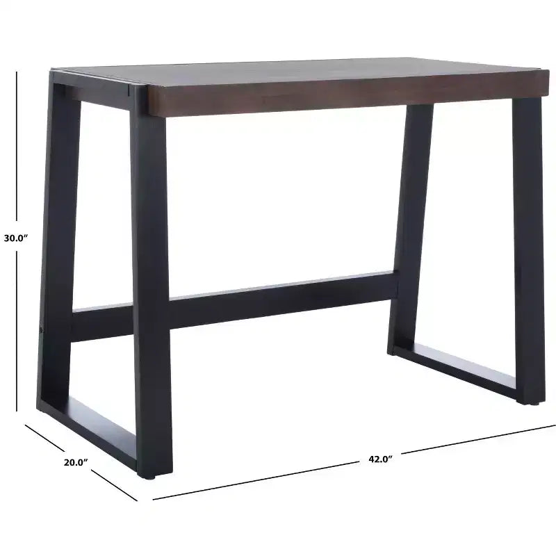 Bureau Dennings - DSK5006 - Noyer/Noir - Safavieh
