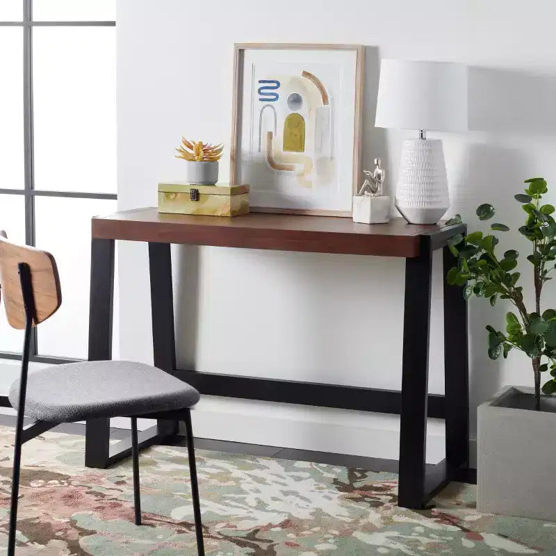 Bureau Dennings - DSK5006 - Noyer/Noir - Safavieh