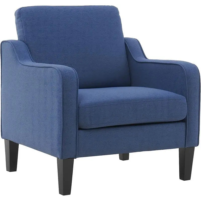 Fauteuil d'appoint moderne du milieu du siècle, assise individuelle – Plusieurs options de couleur
