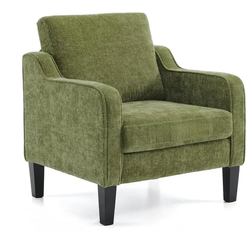 Fauteuil d'appoint moderne du milieu du siècle, assise individuelle – Plusieurs options de couleur