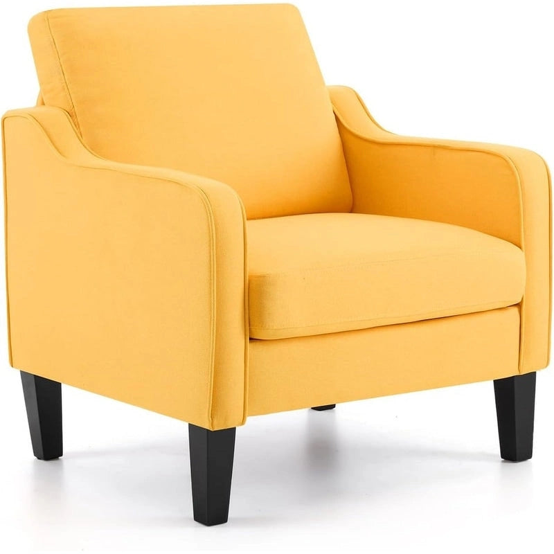 Fauteuil d'appoint moderne du milieu du siècle, assise individuelle – Plusieurs options de couleur