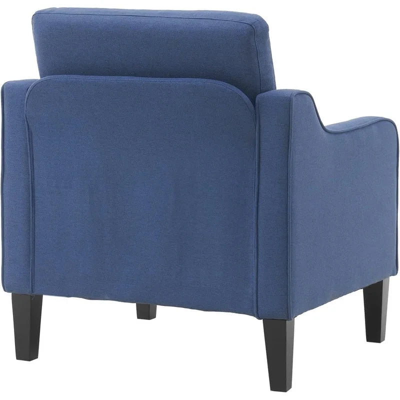Fauteuil d'appoint moderne du milieu du siècle, assise individuelle – Plusieurs options de couleur