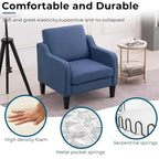 Fauteuil d'appoint moderne du milieu du siècle, assise individuelle – Plusieurs options de couleur