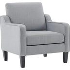 Fauteuil d'appoint moderne du milieu du siècle, assise individuelle – Plusieurs options de couleur