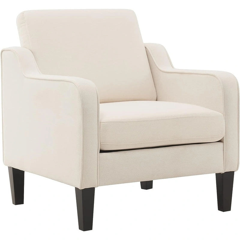 Fauteuil d'appoint moderne du milieu du siècle, assise individuelle – Plusieurs options de couleur