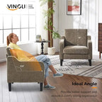 Fauteuil d'appoint moderne du milieu du siècle, assise individuelle – Plusieurs options de couleur