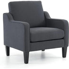 Fauteuil d'appoint moderne du milieu du siècle, assise individuelle – Plusieurs options de couleur