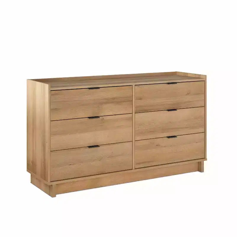 Commode à 6 tiroirs Prepac 52,5 po, style moderne et épuré