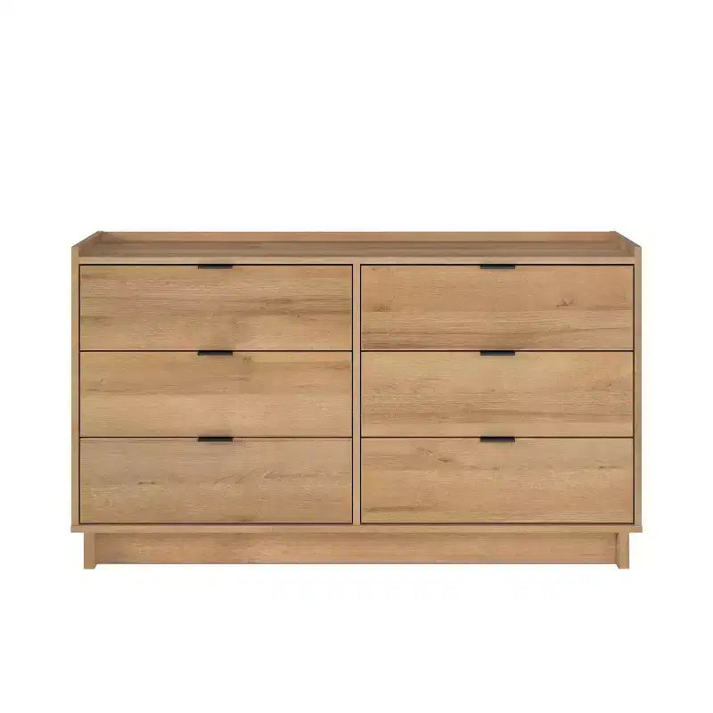 Commode à 6 tiroirs Prepac 52,5 po, style moderne et épuré