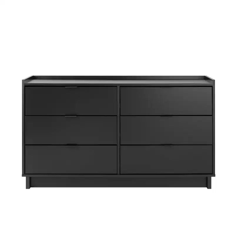 Commode à 6 tiroirs Prepac 52,5 po, style moderne et épuré