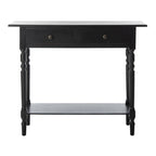 SAFAVIEH Arvilla, table console grise à 2 tiroirs - 37.8 x 13 x 31.9 - 38 x 13 x 32 (l x P x H)
