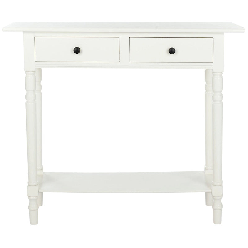 SAFAVIEH Arvilla, table console grise à 2 tiroirs - 37.8 x 13 x 31.9 - 38 x 13 x 32 (l x P x H)