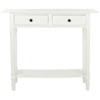 SAFAVIEH Arvilla, table console grise à 2 tiroirs - 37.8 x 13 x 31.9 - 38 x 13 x 32 (l x P x H)