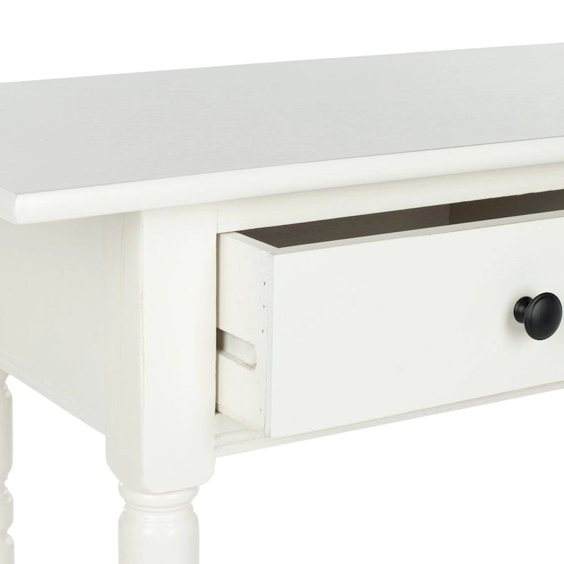 SAFAVIEH Arvilla, table console grise à 2 tiroirs - 37.8 x 13 x 31.9 - 38 x 13 x 32 (l x P x H)