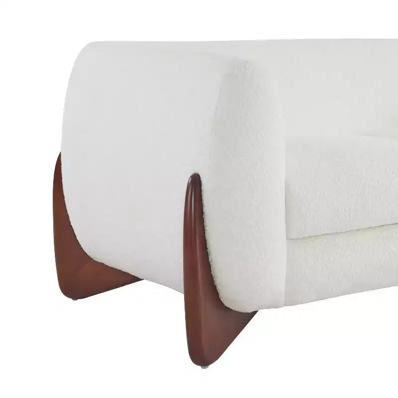 Christopher Knight Home Emma Ensemble de canapés 2 pièces en bouclette pour salon, beige