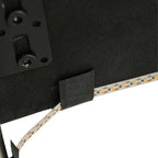 Cadre de lit Queen Size avec rangement, lumière tactile et port USB