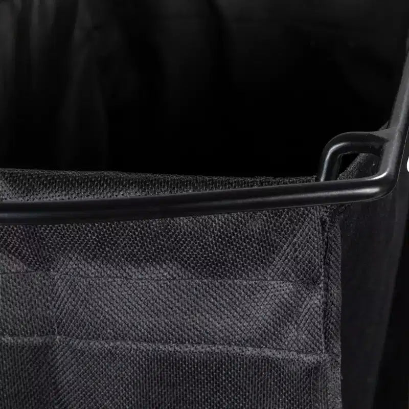Centre de lessive à 3 sacs, Tablettes en stratifié lisse, Cadre en acier robuste, Barre de suspension, Options de pieds à roulettes et fixes