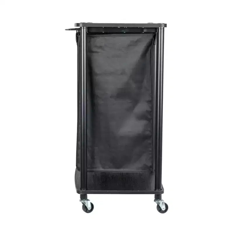 Centre de lessive à 3 sacs, Tablettes en stratifié lisse, Cadre en acier robuste, Barre de suspension, Options de pieds à roulettes et fixes