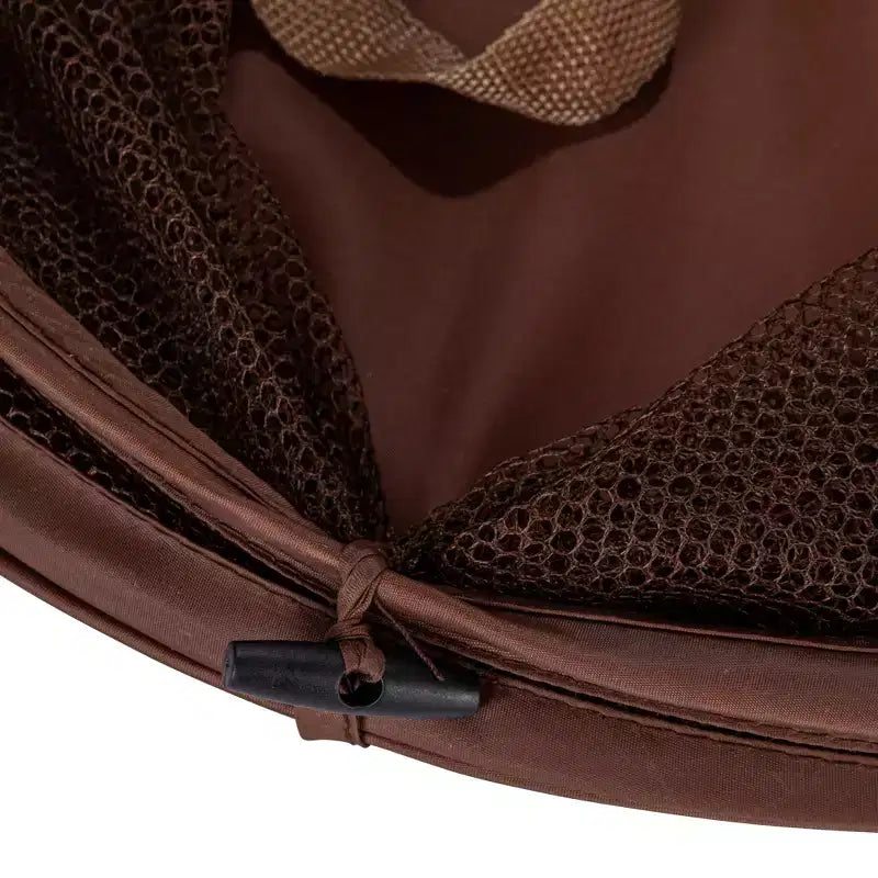 Panier à linge en maille escamotable, armature en acier à ressort, doublure en maille pour la circulation de l'air, grande capacité, montage facile, rangement compact