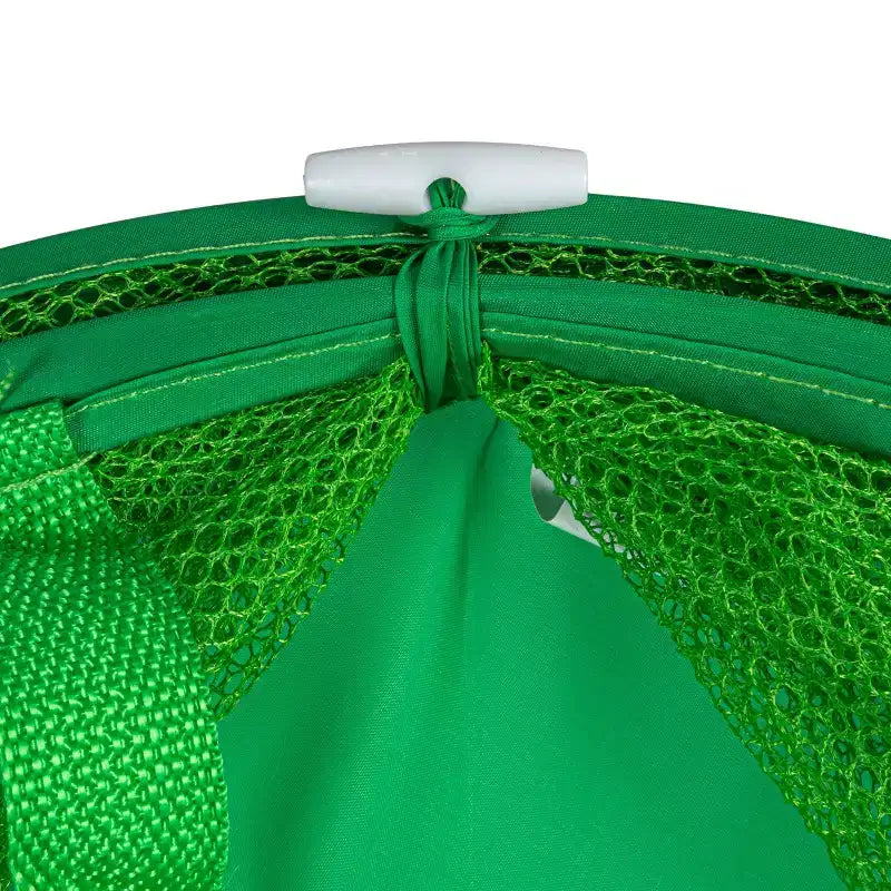 Panier à linge en maille escamotable, armature en acier à ressort, doublure en maille pour la circulation de l'air, grande capacité, montage facile, rangement compact