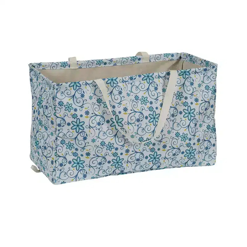 Sac fourre-tout utilitaire en toile avec poignées, sac cabas rectangulaire Krush, doublure en vinyle résistante à l'eau, grande capacité, durable et polyvalent