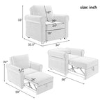 Fauteuil-lit convertible 3-en-1