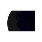 Table basse piédestal ronde moderne pour 1 – Bois massif, 30L x 30P x 14H, Noir / Naturel