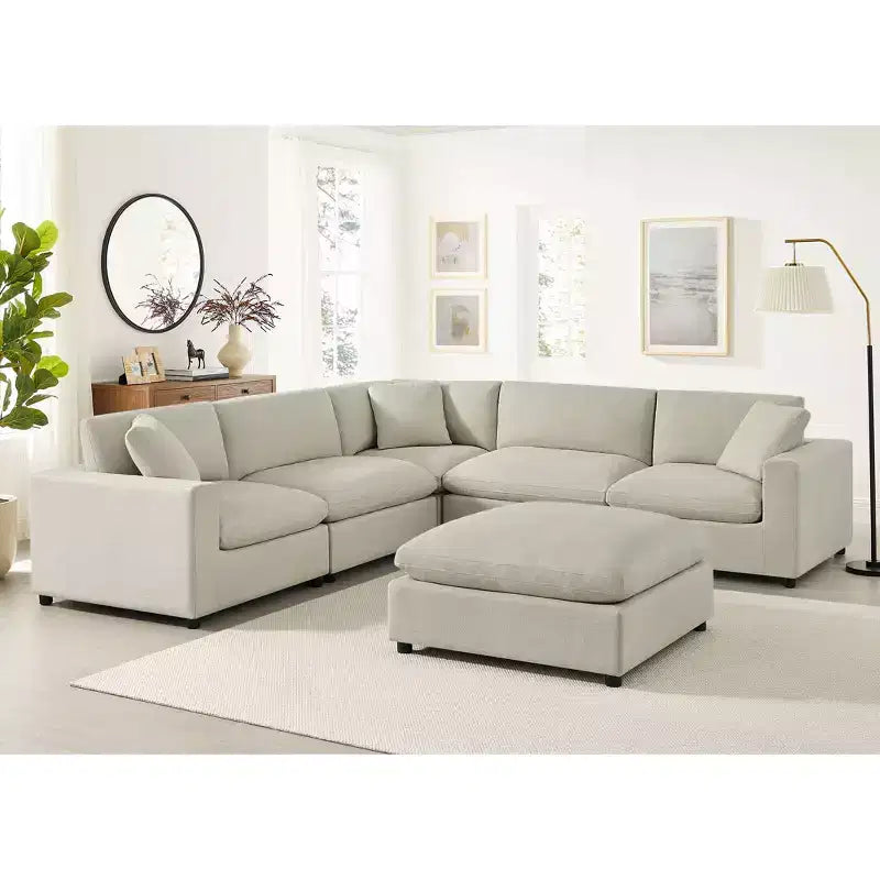 Canapé modulaire 6 pièces Casella Comfort Pointe