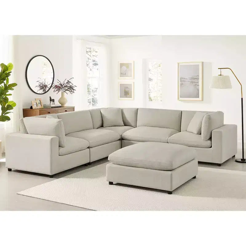 Canapé modulaire 6 pièces Casella Comfort Pointe